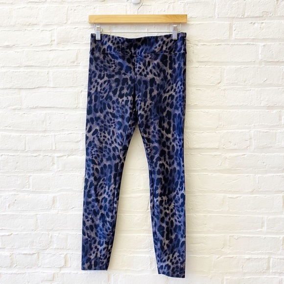 Koral Pants - Koral || Drive Cheetara High Rise Legging in Blue Cheetara Large
